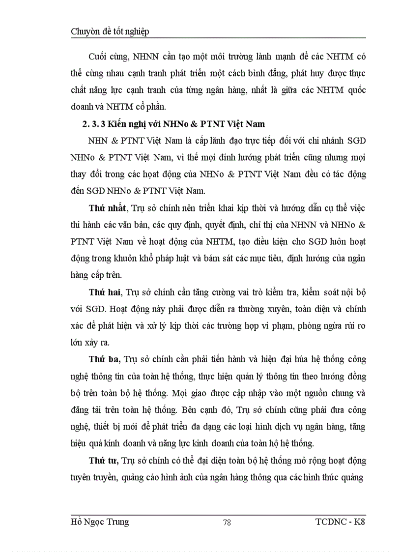 image for page Một số giải pháp nhằm nâng cao hiệu quả sử dụng vốn tại Sở giao dịch Ngân hàng nông nghiệp và phát triển nông thôn Việt Nam