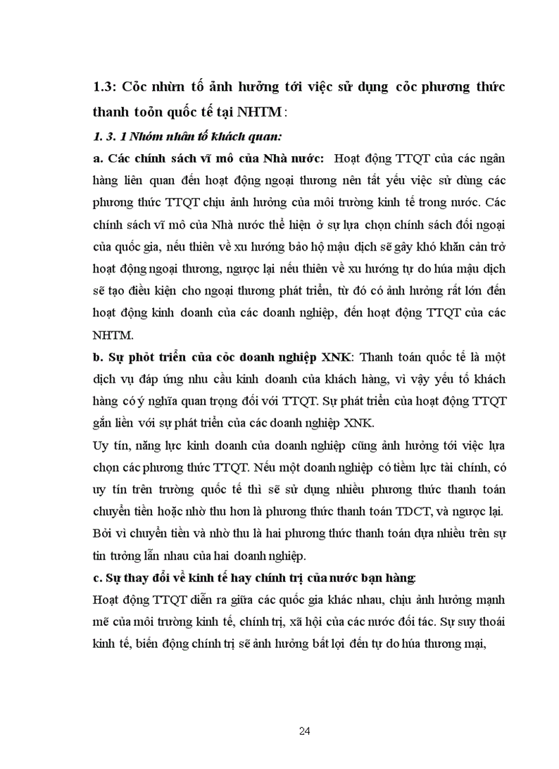 image for page Giải pháp nâng cao hiệu quả của các phương thức TTQT tại Ngân hàng TMCP xuất nhập khẩu Việt Nam chi nhánh Hà Nội