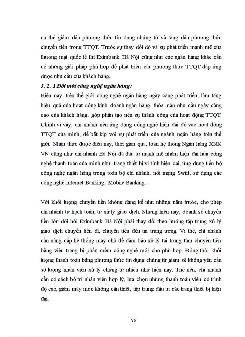 image for page Giải pháp nâng cao hiệu quả của các phương thức TTQT tại Ngân hàng TMCP xuất nhập khẩu Việt Nam chi nhánh Hà Nội