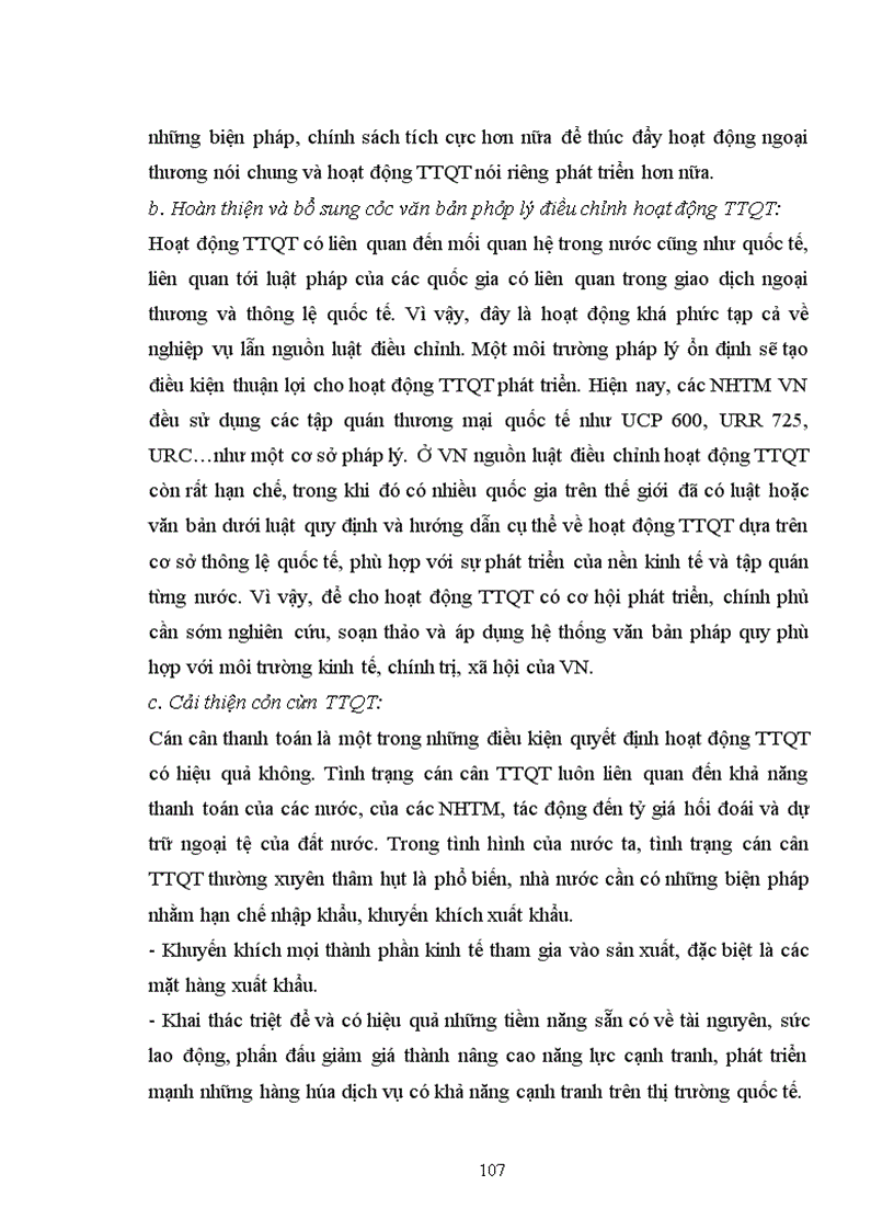 image for page Giải pháp nâng cao hiệu quả của các phương thức TTQT tại Ngân hàng TMCP xuất nhập khẩu Việt Nam chi nhánh Hà Nội