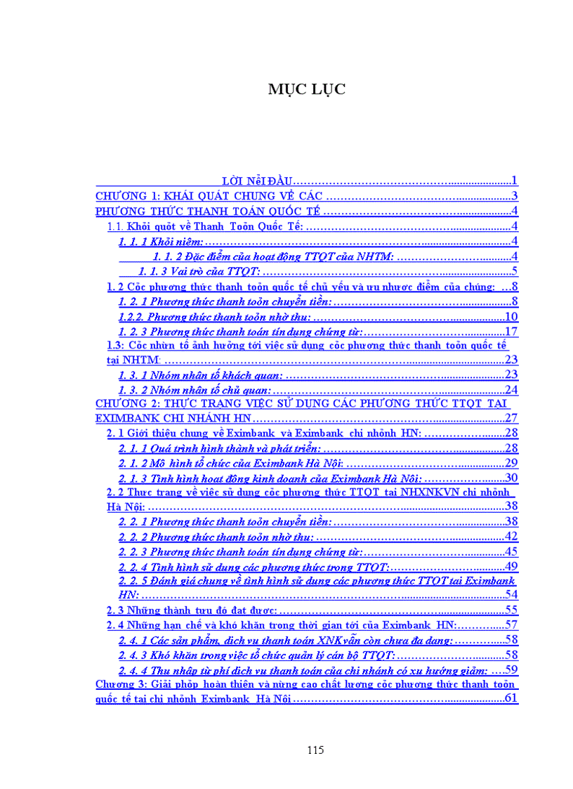 image for page Giải pháp nâng cao hiệu quả của các phương thức TTQT tại Ngân hàng TMCP xuất nhập khẩu Việt Nam chi nhánh Hà Nội