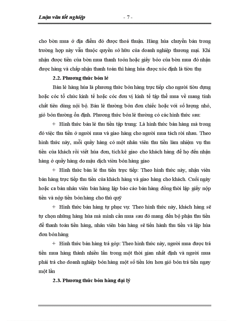 image for page Hoàn thiện kế toán tiêu thụ và xác định kết quả tiêu thụ hàng hóa tại Công ty Dịch Vụ Thương Mại số1