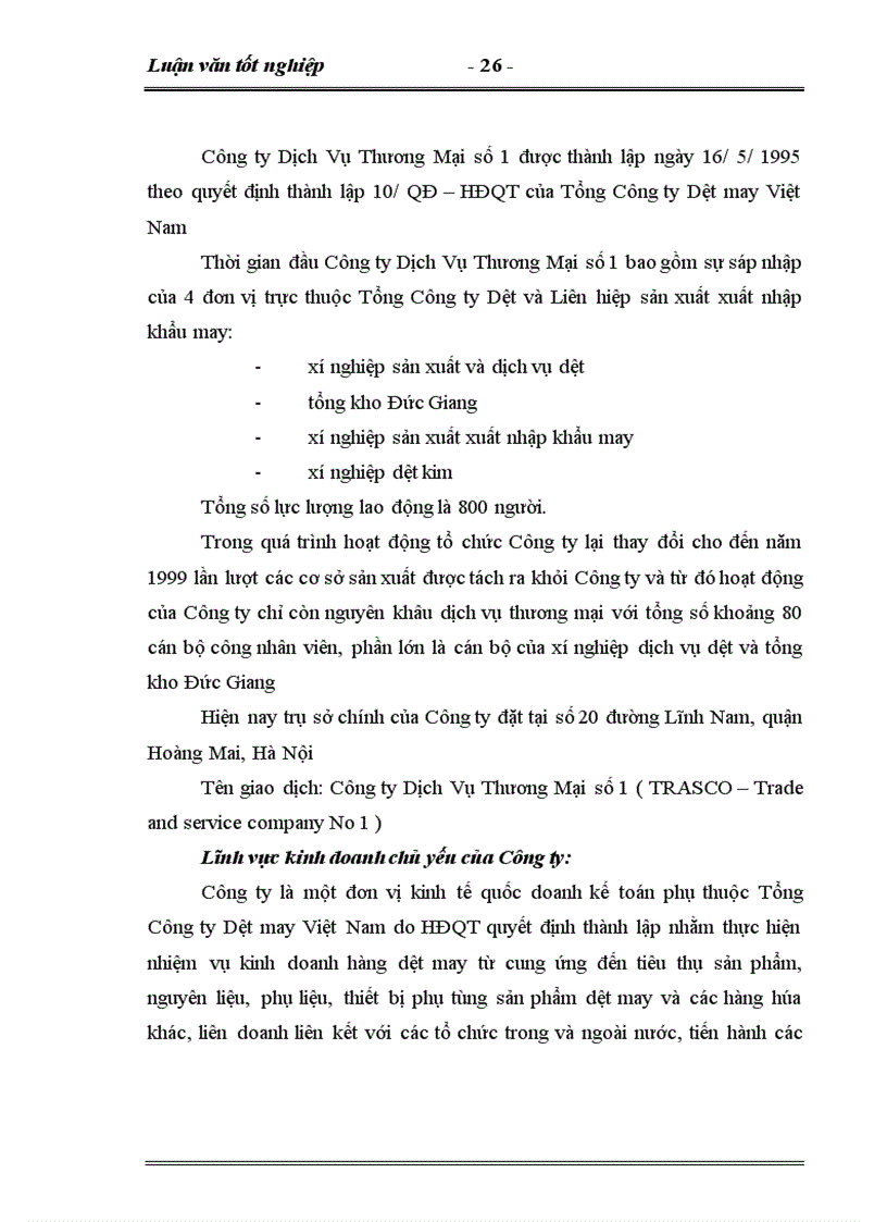 image for page Hoàn thiện kế toán tiêu thụ và xác định kết quả tiêu thụ hàng hóa tại Công ty Dịch Vụ Thương Mại số1