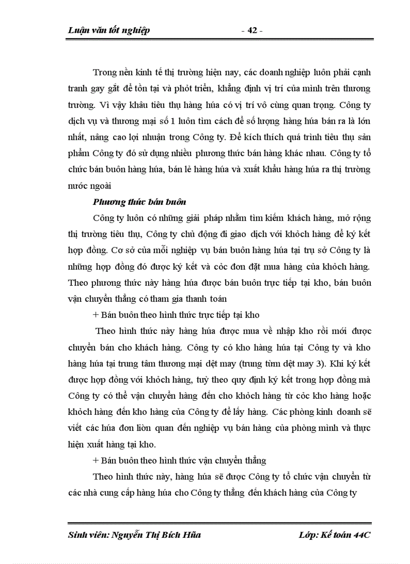 image for page Hoàn thiện kế toán tiêu thụ và xác định kết quả tiêu thụ hàng hóa tại Công ty Dịch Vụ Thương Mại số1
