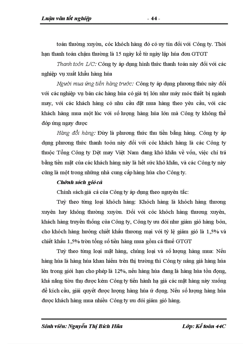 image for page Hoàn thiện kế toán tiêu thụ và xác định kết quả tiêu thụ hàng hóa tại Công ty Dịch Vụ Thương Mại số1