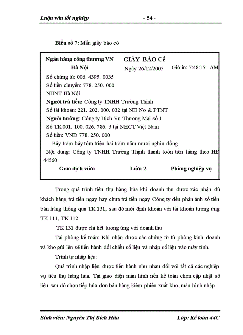 image for page Hoàn thiện kế toán tiêu thụ và xác định kết quả tiêu thụ hàng hóa tại Công ty Dịch Vụ Thương Mại số1