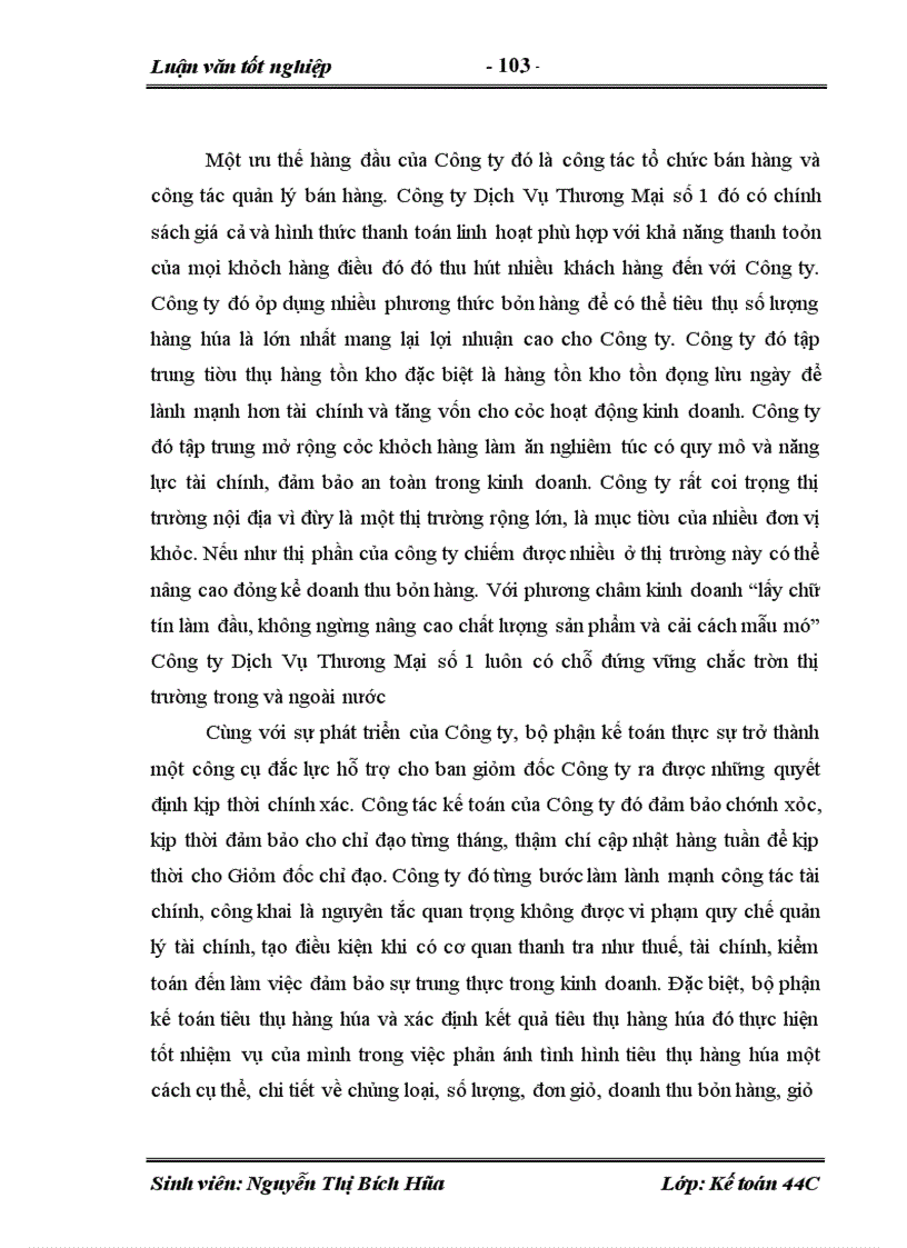 image for page Hoàn thiện kế toán tiêu thụ và xác định kết quả tiêu thụ hàng hóa tại Công ty Dịch Vụ Thương Mại số1