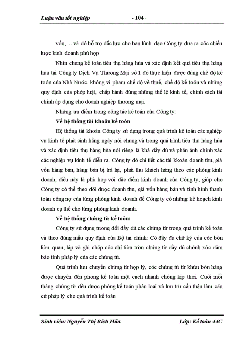 image for page Hoàn thiện kế toán tiêu thụ và xác định kết quả tiêu thụ hàng hóa tại Công ty Dịch Vụ Thương Mại số1