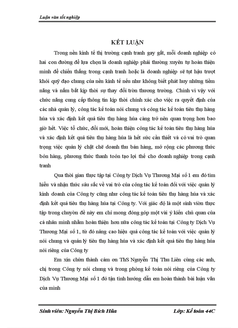 image for page Hoàn thiện kế toán tiêu thụ và xác định kết quả tiêu thụ hàng hóa tại Công ty Dịch Vụ Thương Mại số1