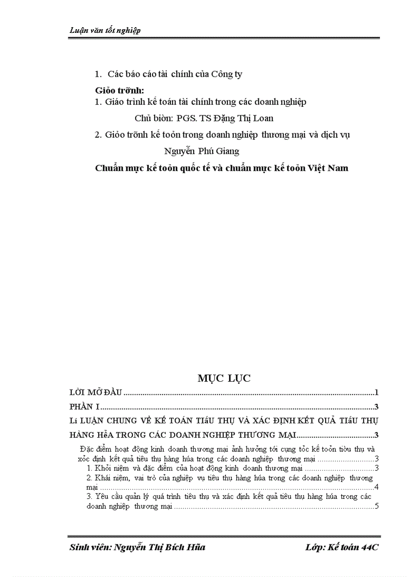 image for page Hoàn thiện kế toán tiêu thụ và xác định kết quả tiêu thụ hàng hóa tại Công ty Dịch Vụ Thương Mại số1