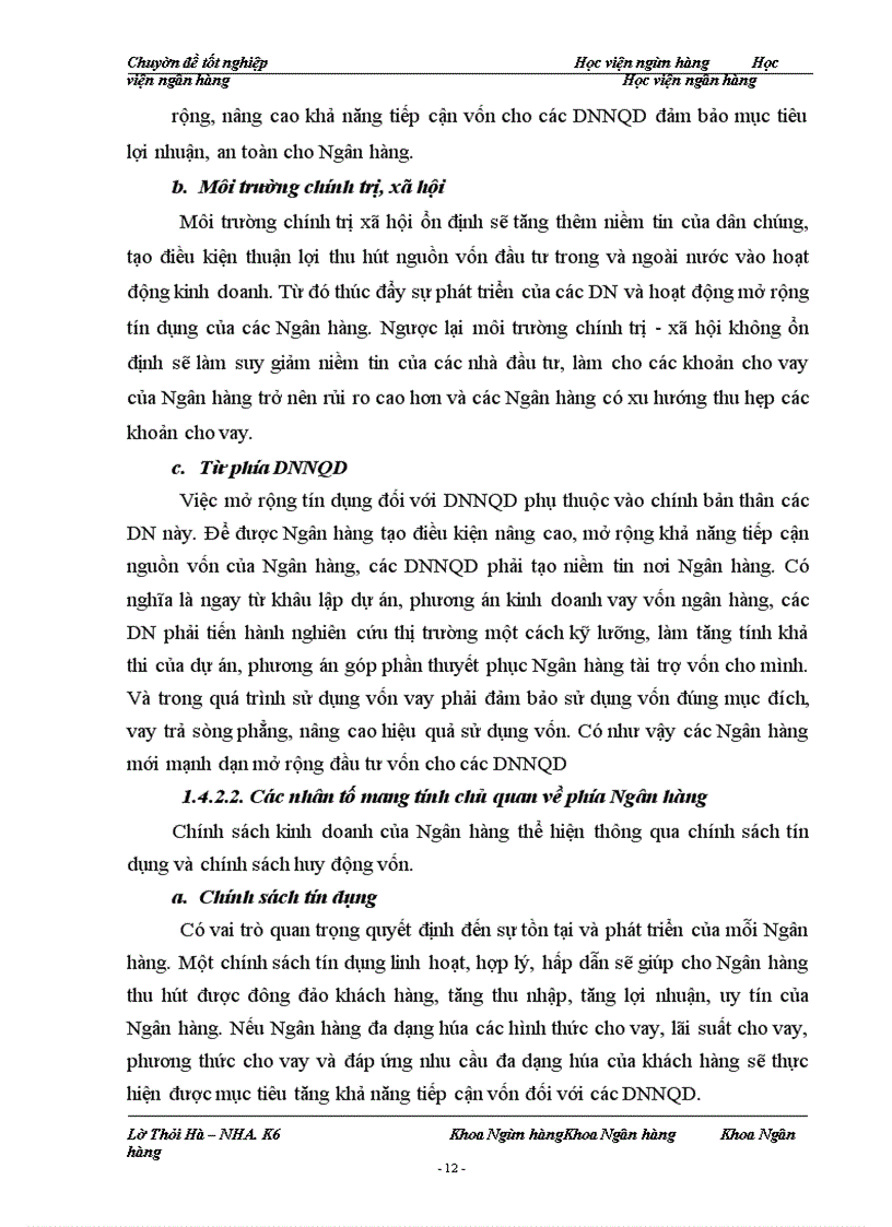 image for page Giải pháp mở rộng tín dụng đối với các Doanh nghiệp ngoài quốc doanh tại chi nhánh NHTM cổ phần Bắc Á Hà Nội
