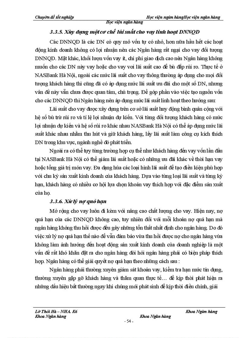 image for page Giải pháp mở rộng tín dụng đối với các Doanh nghiệp ngoài quốc doanh tại chi nhánh NHTM cổ phần Bắc Á Hà Nội
