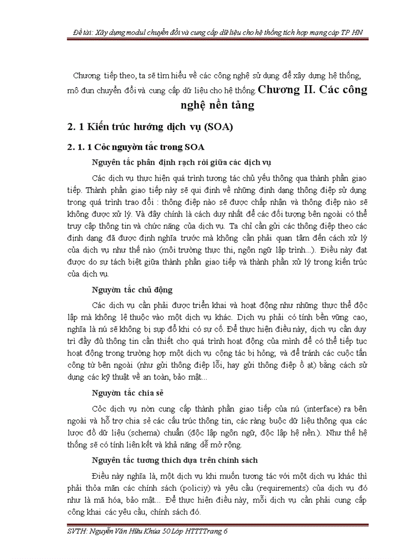 image for page Xây dựng modul chuyển đổi và cung cấp dữ liệu cho hệ thống tích hợp mạng cáp TP HN