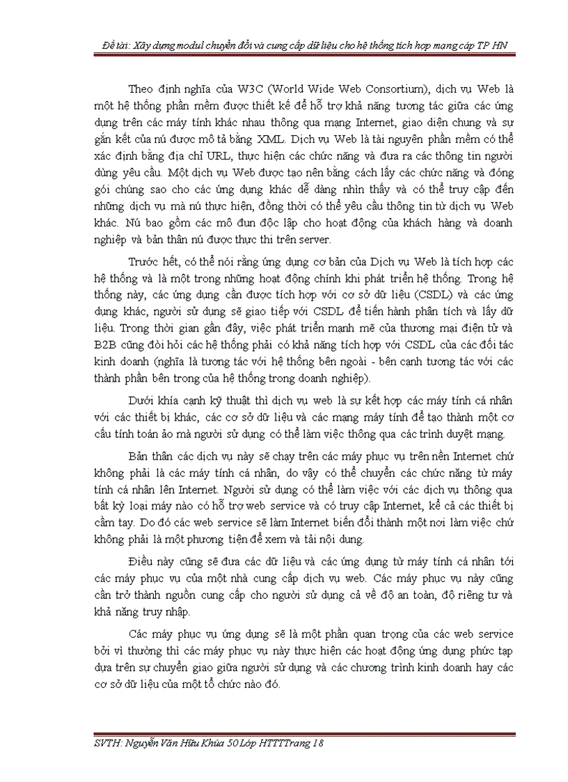 image for page Xây dựng modul chuyển đổi và cung cấp dữ liệu cho hệ thống tích hợp mạng cáp TP HN