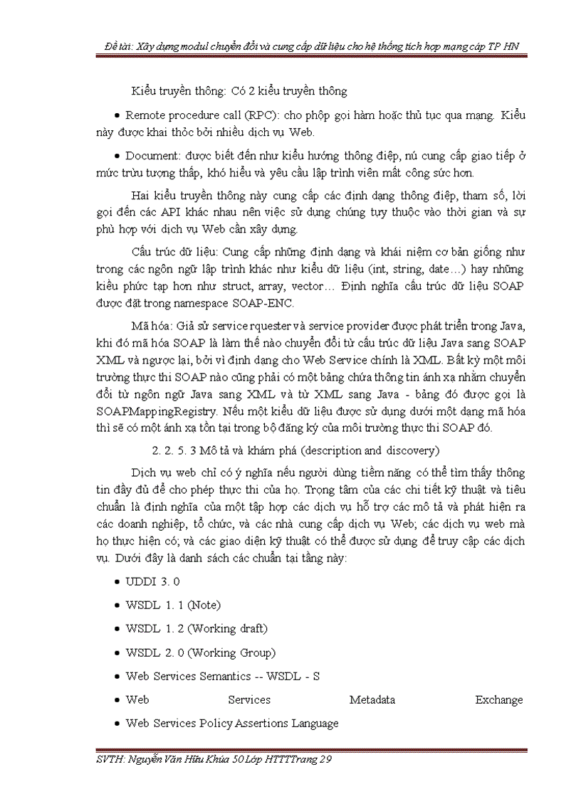 image for page Xây dựng modul chuyển đổi và cung cấp dữ liệu cho hệ thống tích hợp mạng cáp TP HN