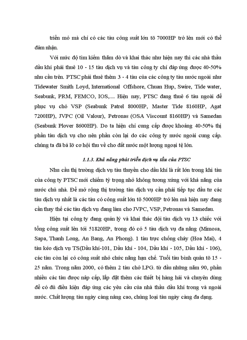 image for page Phân tích tài chính dự án đầu tư phát triển đội tầu dịch vụ