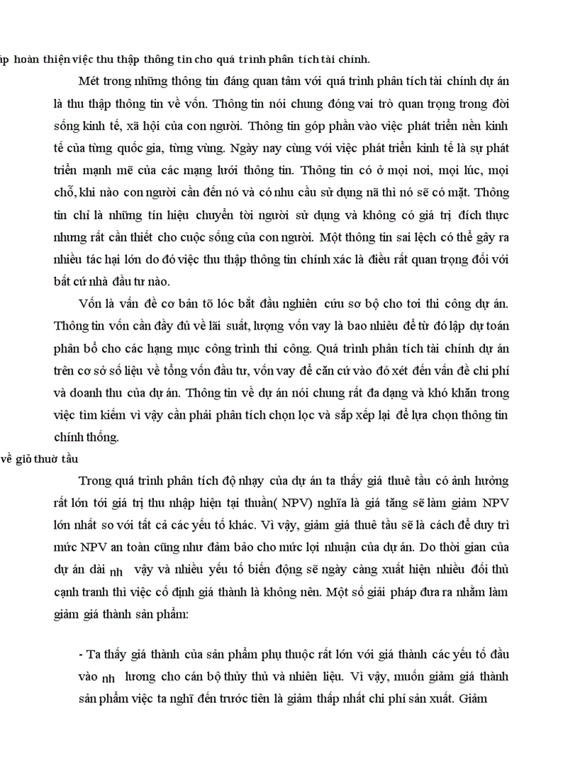 image for page Phân tích tài chính dự án đầu tư phát triển đội tầu dịch vụ
