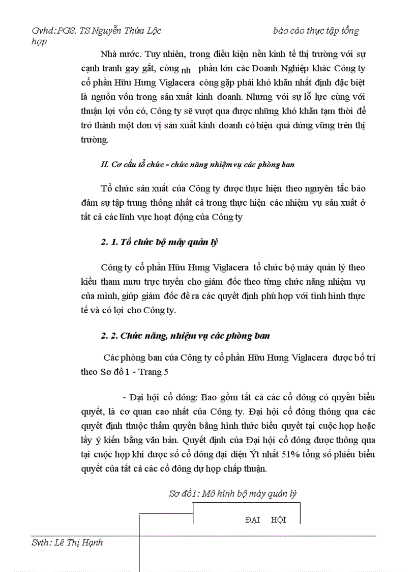 image for page Quản trị vốn ở Công ty cổ phần Hữu Hưng Viglacera - thực trạng và giải pháp