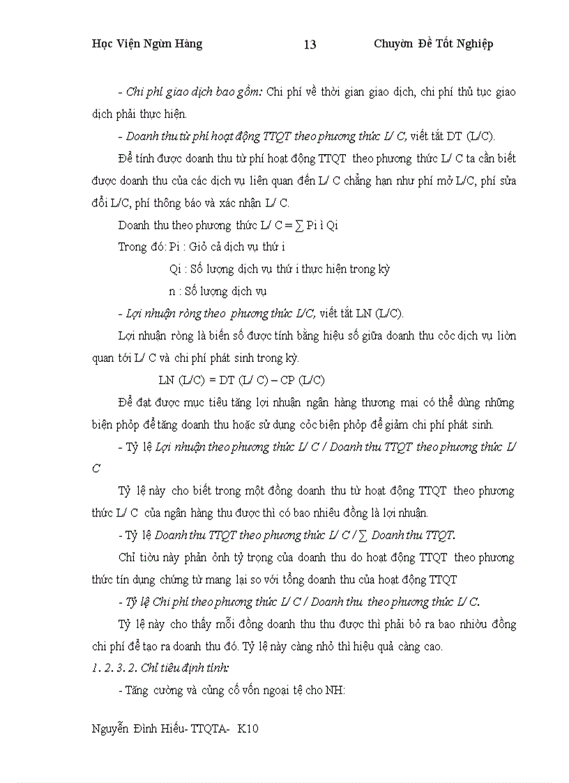 image for page Nâng cao hiệu quả thanh toán quốc tế theo phương thức tín dụng chứng từ tại Ngân hàng thương mại cổ phần Ngoại thương Việt nam - Vietcombank