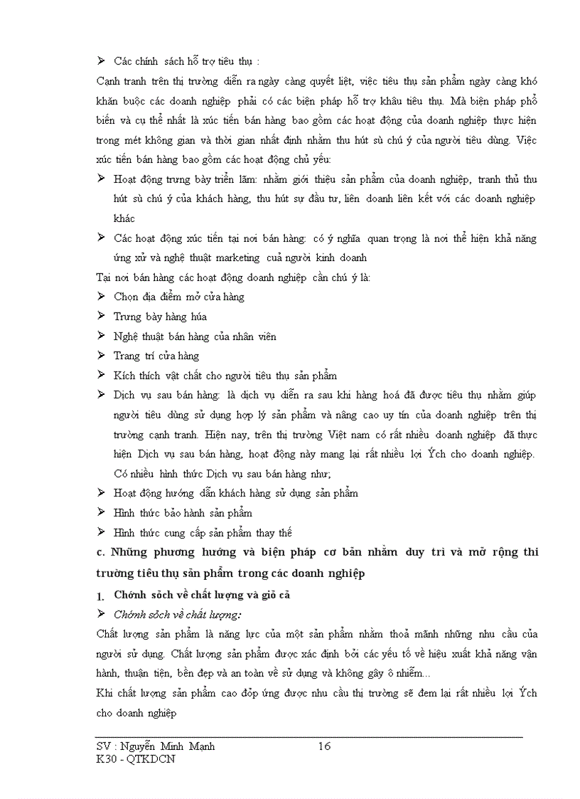 image for page Phương hướng và một số giải pháp nhằm duy trì và mở rộng thị trường ở Công ty Bột giặt Net - Hà nội