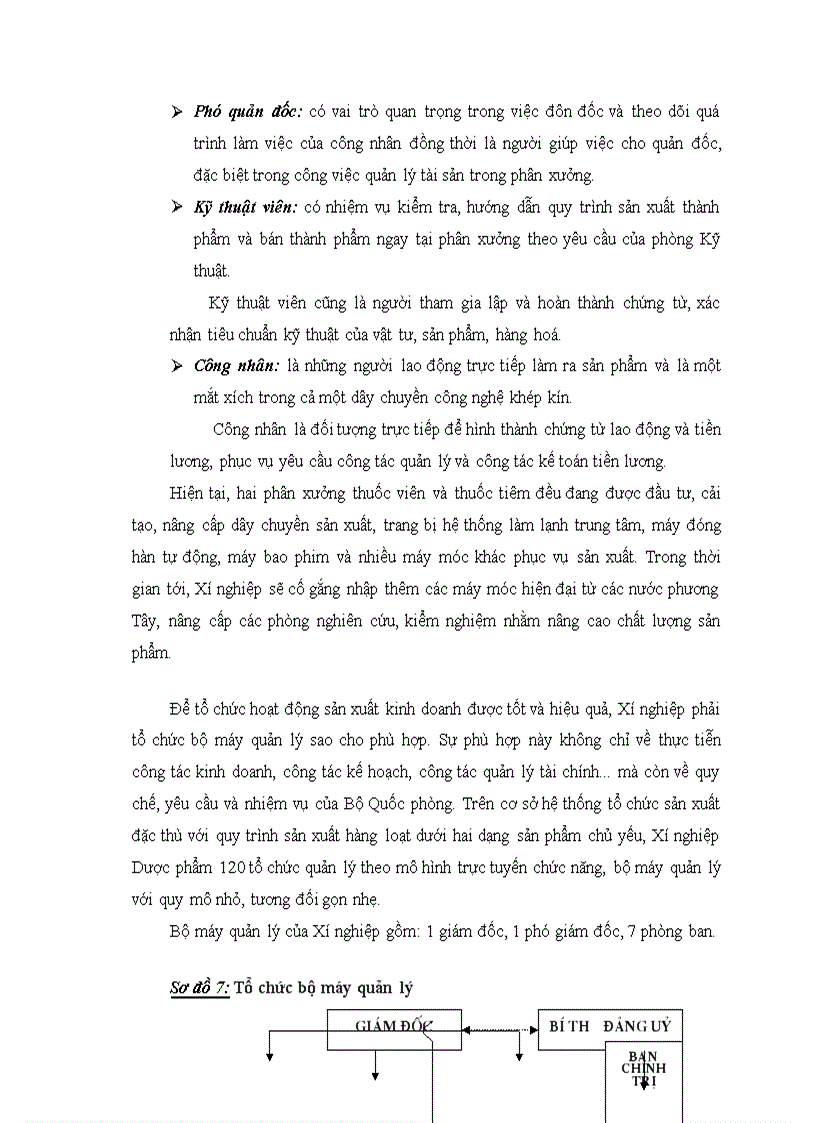 image for page Phương hướng hoàn thiện tổ chức kế toán tại Xí nghiệp Dược phẩm 120.