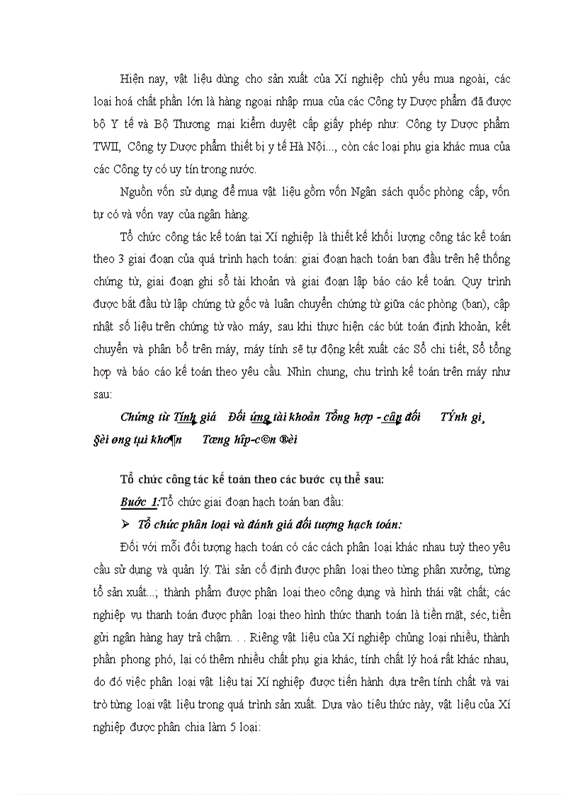 image for page Phương hướng hoàn thiện tổ chức kế toán tại Xí nghiệp Dược phẩm 120.