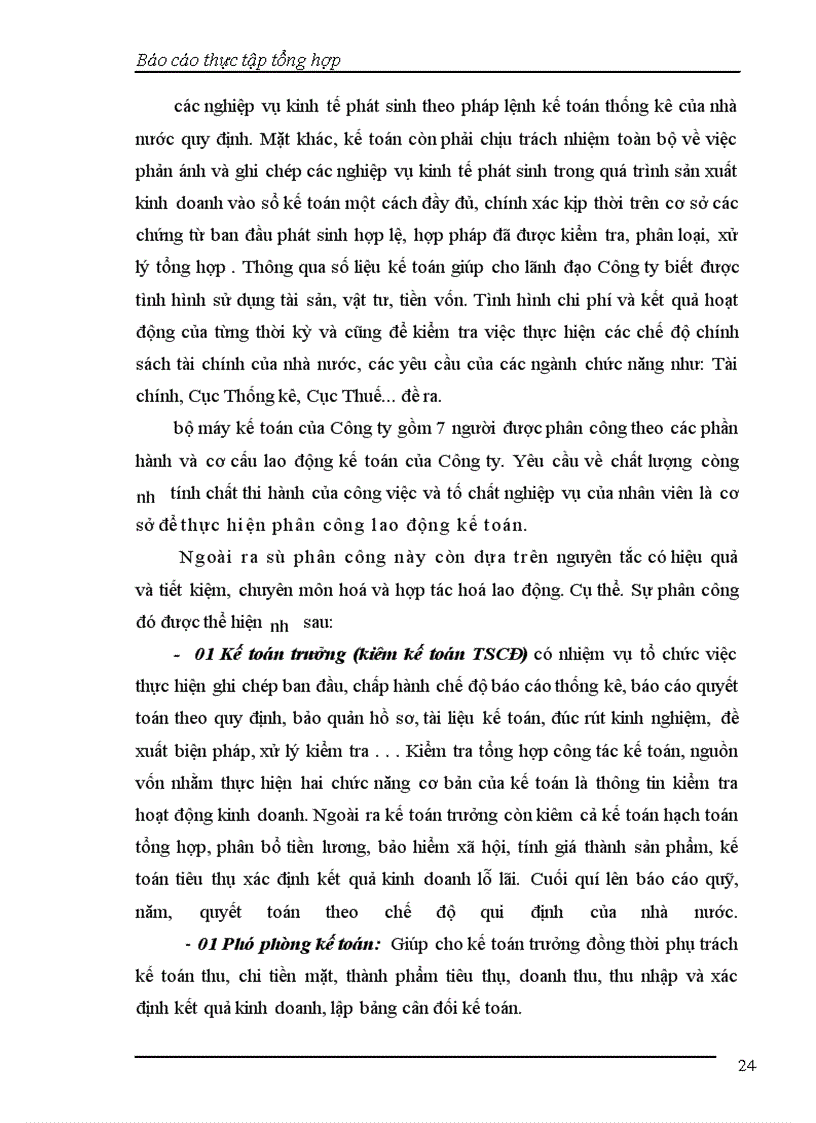 image for page Báo cáo thực tập tổng hợp tại Công ty cổ phần liên hợp thực phẩm Hà Tây