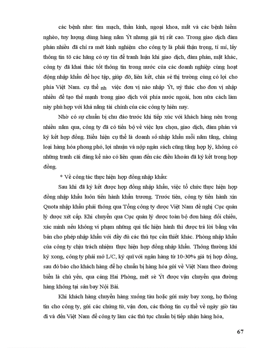 image for page Hoàn thiện việc ký kết và thực hiện hợp đồng nhập khẩu tại công ty Dược phẩm Trung ương I