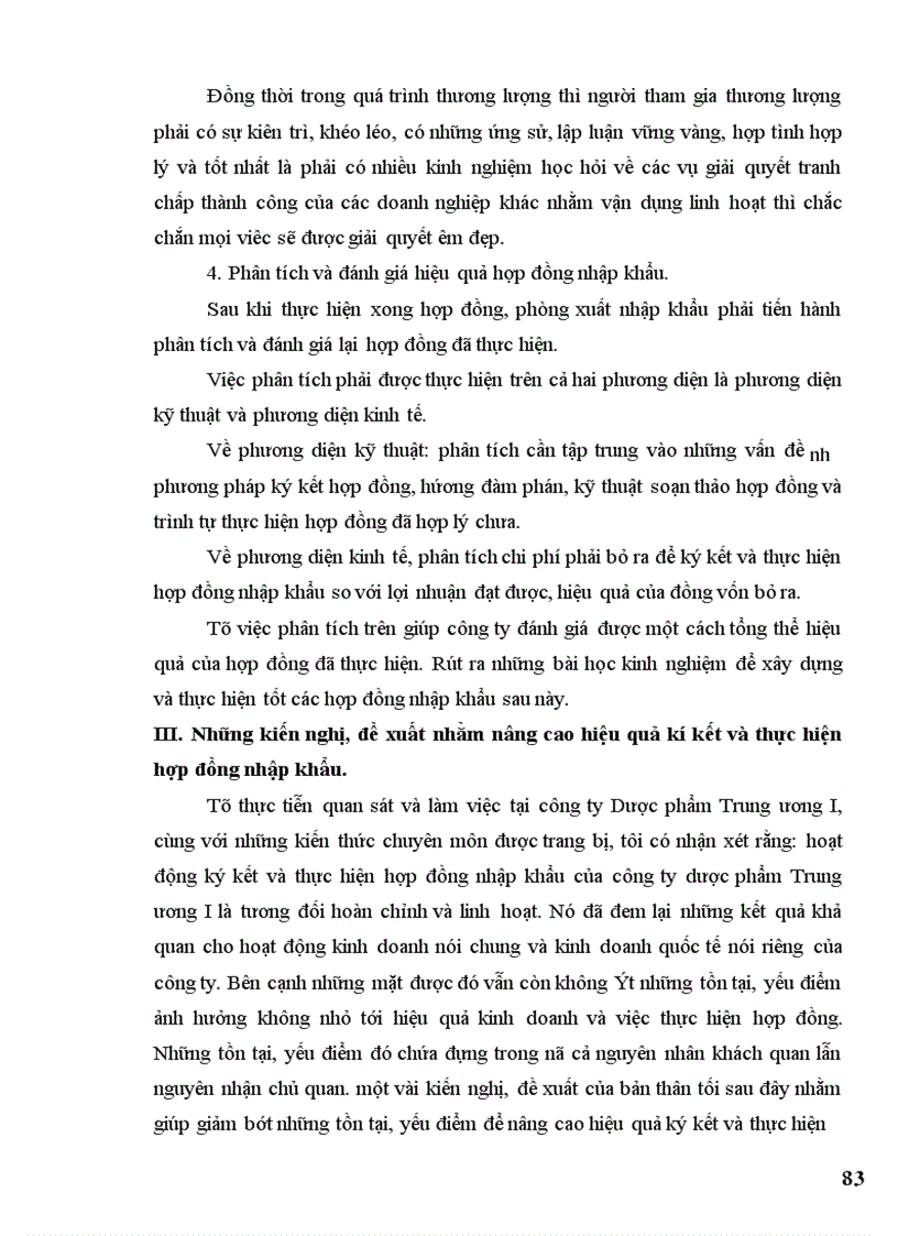 image for page Hoàn thiện việc ký kết và thực hiện hợp đồng nhập khẩu tại công ty Dược phẩm Trung ương I