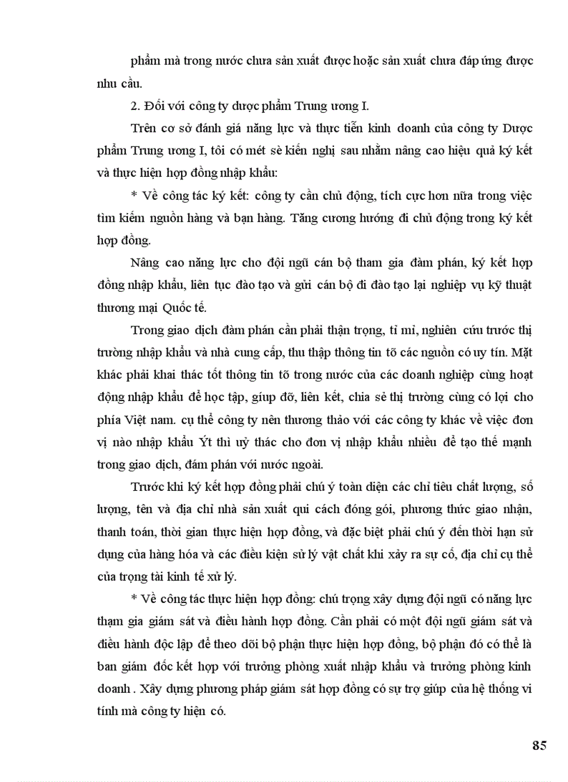 image for page Hoàn thiện việc ký kết và thực hiện hợp đồng nhập khẩu tại công ty Dược phẩm Trung ương I