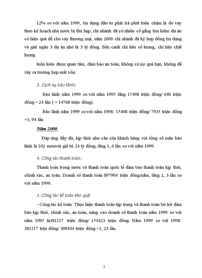 image for page Các hoạt động chủ yếu của chi nhánh Ngân hàng Đầu Tư và Phát Triển Từ Liêm Hà Nội
