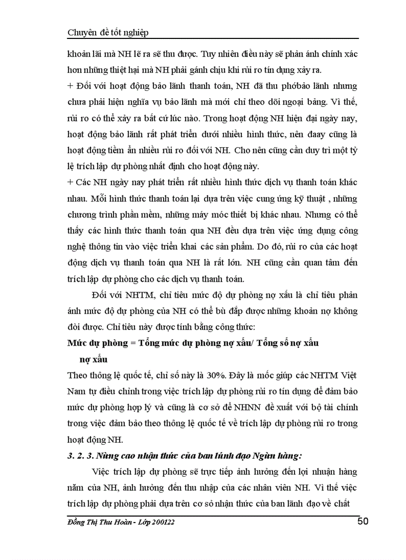 image for page Giải pháp hoàn thiện nghiệp vụ kế toán trích lập và sử dụng dự phòng để xử lý rủi ro tín dụng tại NH Hàng Hải – Chi nhánh Hà nội.