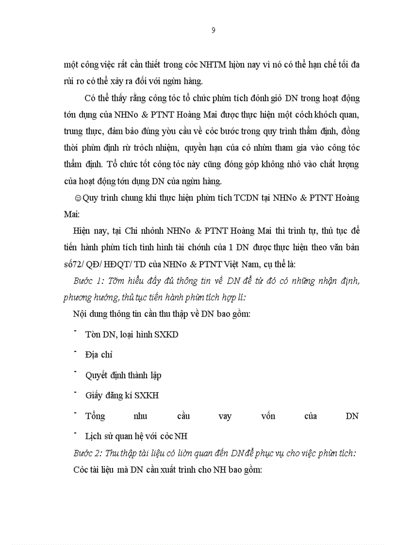 image for page Một số giải pháp chủ yếu nhằm nâng cao hiệu quả phân tích tài chính doanh nghiệp tại NHNo&PTNT Hoàng Mai – Hà Nội