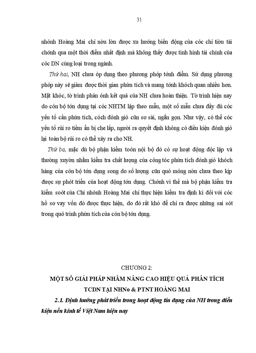 image for page Một số giải pháp chủ yếu nhằm nâng cao hiệu quả phân tích tài chính doanh nghiệp tại NHNo&PTNT Hoàng Mai – Hà Nội