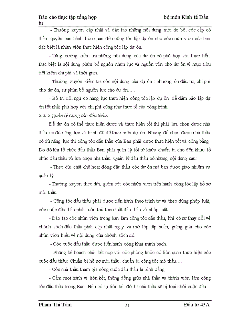 image for page Báo cáo thực tập tổng hợp: ban quản lý dự án 1- bộ giao thông vận tải