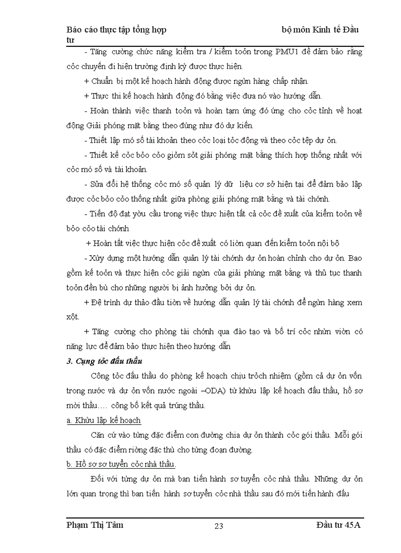 image for page Báo cáo thực tập tổng hợp: ban quản lý dự án 1- bộ giao thông vận tải