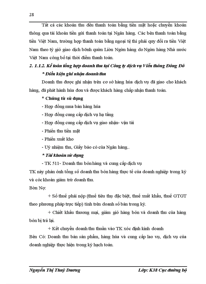 image for page Tìm hiểu công tác kế toán tại công ty Cổ phần dịch vụ viễn thông Đông Đô