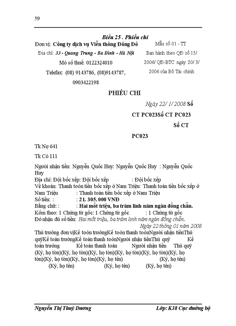 image for page Tìm hiểu công tác kế toán tại công ty Cổ phần dịch vụ viễn thông Đông Đô