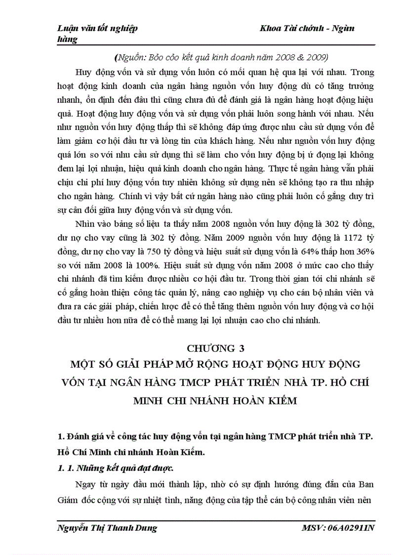 image for page Thực trạng và giải pháp mở rộng hoạt động huy động vốn tại Ngân hàng TMCP phát triển nhà TP. Hồ Chí Minh chi nhánh Hoàn Kiếm
