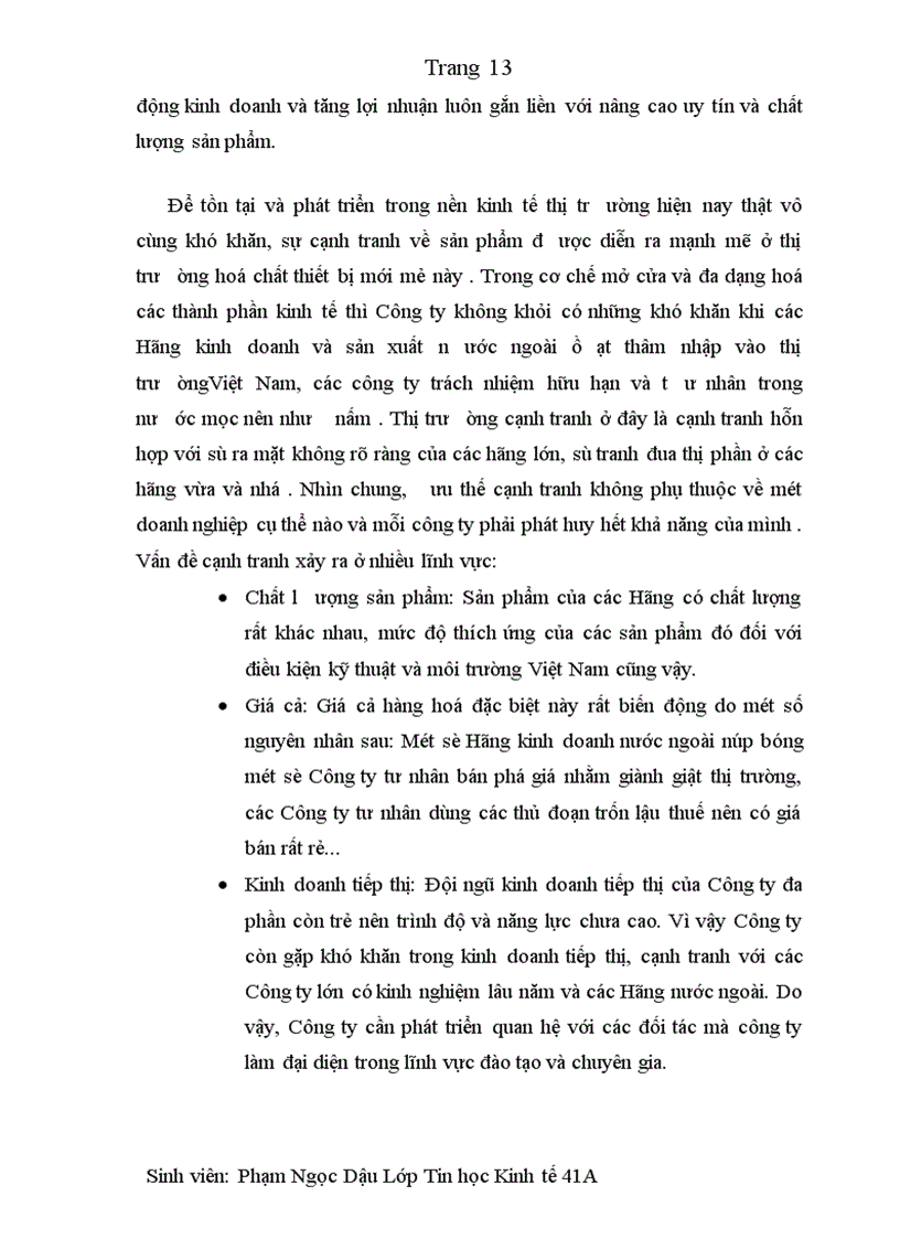 image for page Báo cáo thực tập tại công ty cổ phần hoá chất và thiết bị Miền Bắc