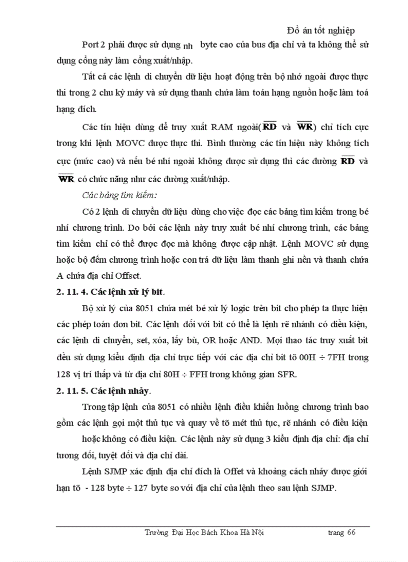 image for page Thiết kế mạch thu thập số liệu 8 kênh sử dụng họ vi điều khiển MCS – 51