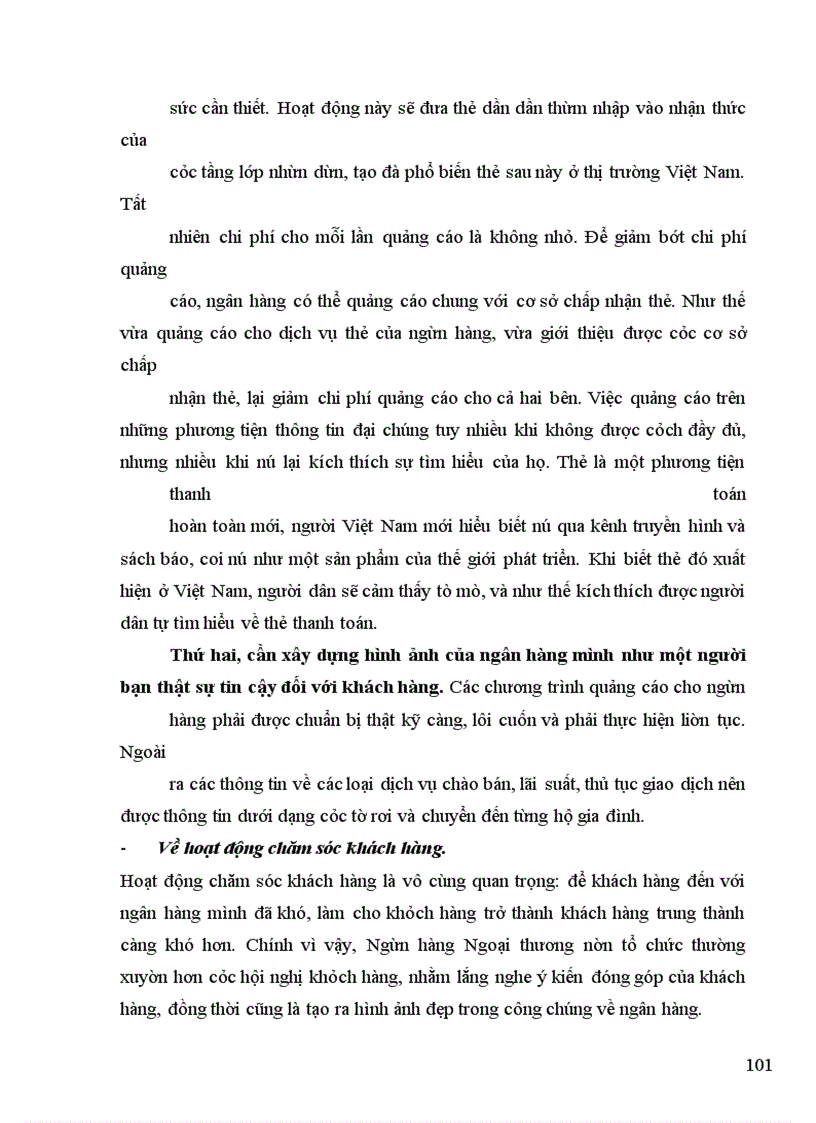 image for page Một số giải pháp phát triển hoạt động kinh doanh thẻ tín dụng của Ngân hàng Ngoại thương Việt Nam