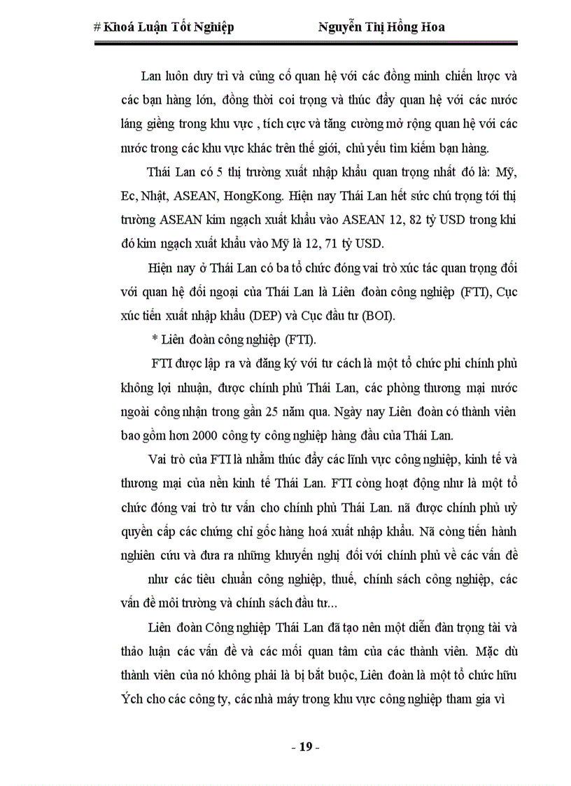 image for page Quan hệ kinh tế thương mại Việt Nam-Thái Lan, thực trạng và triển vọng