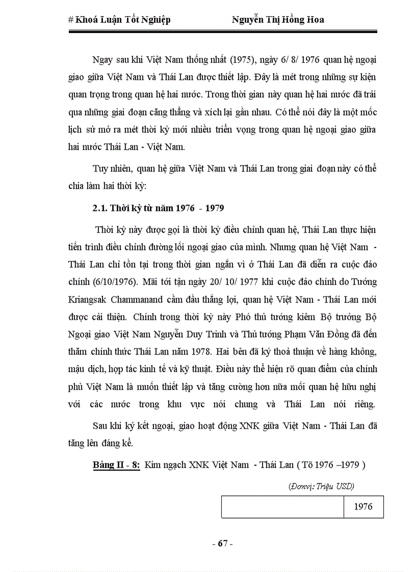 image for page Quan hệ kinh tế thương mại Việt Nam-Thái Lan, thực trạng và triển vọng