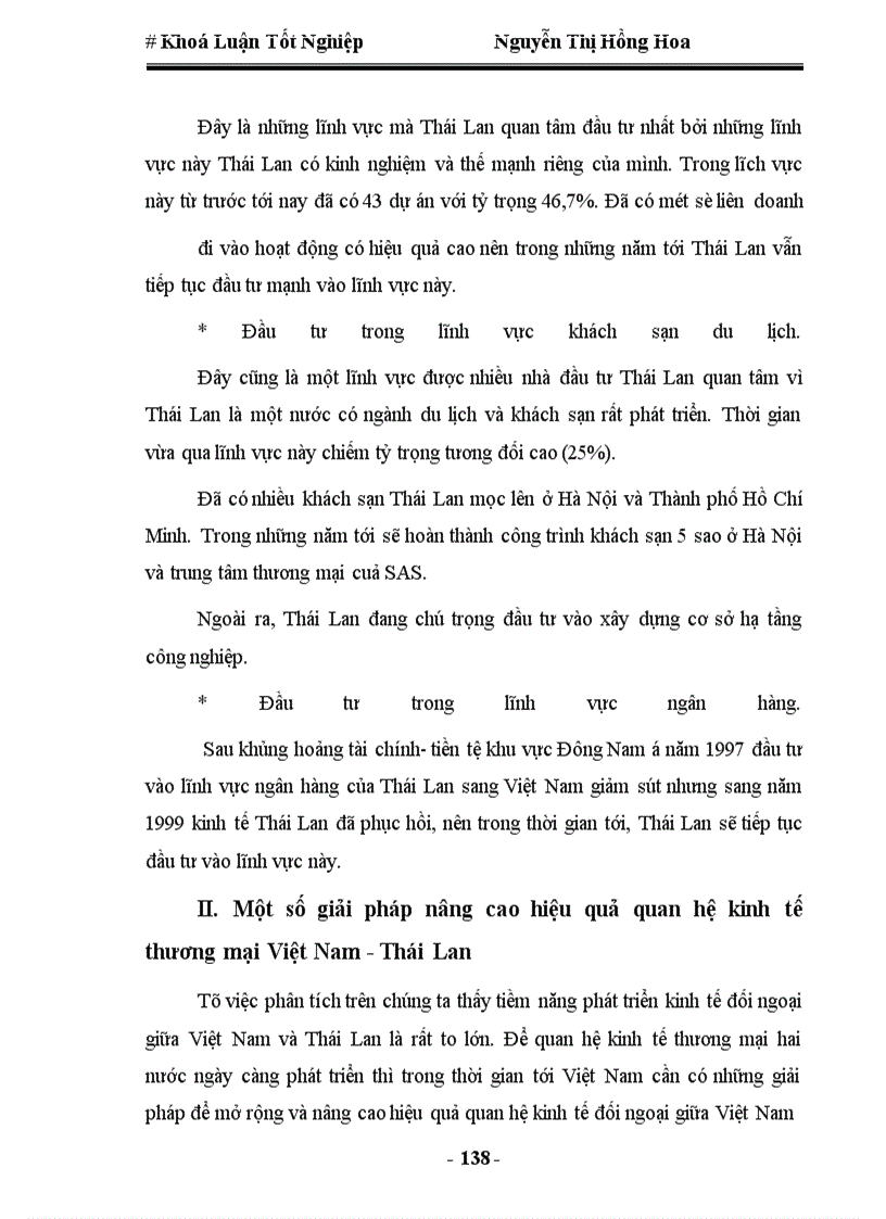 image for page Quan hệ kinh tế thương mại Việt Nam-Thái Lan, thực trạng và triển vọng