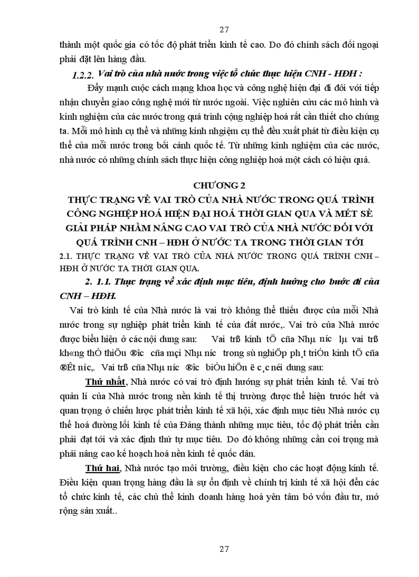 image for page Thực trạng về vai trò của nhà nước trong quá trình CNH-HĐH và những giải pháp nhằm nâng cao vai trò của nhà nước đối với quá trình CNH-HĐH ở nước ta trong thời gian tới