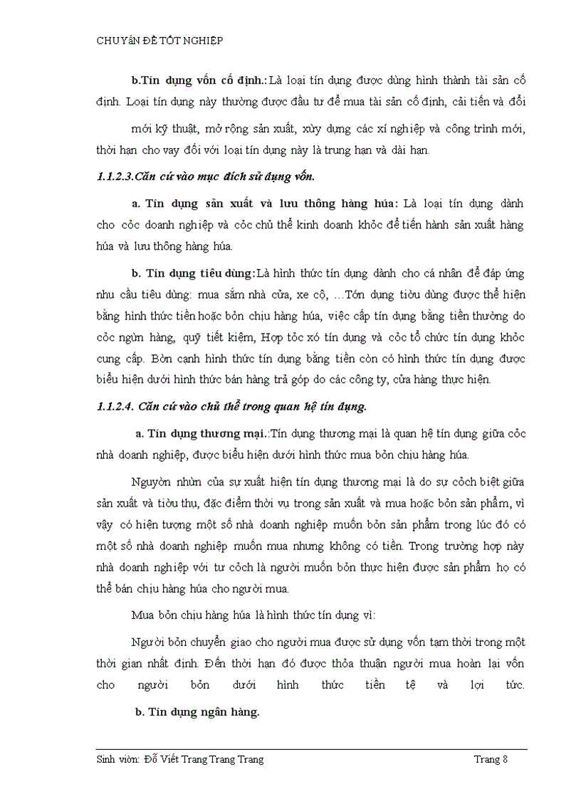 image for page Phân tích hiệu quả tín dụng Công thương nghiệp và Tiêu dùng tại Ngân hàng công thương chi nhánh Hà Tây