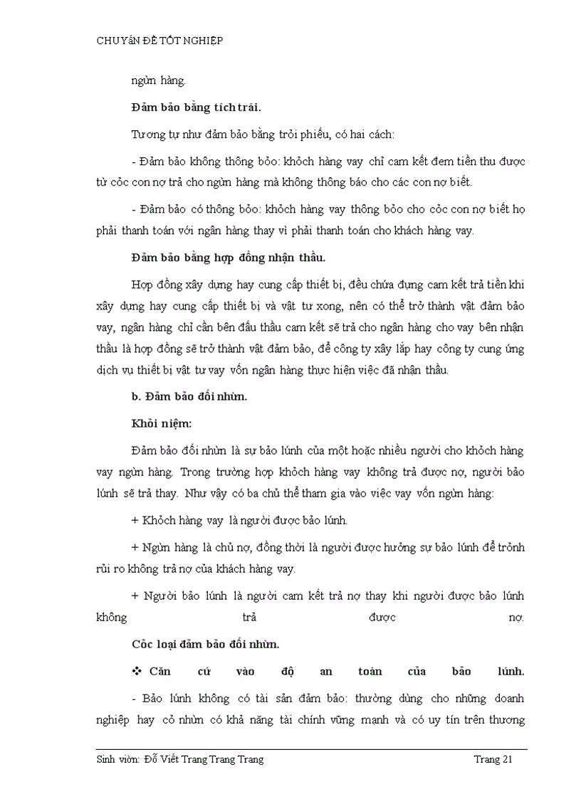 image for page Phân tích hiệu quả tín dụng Công thương nghiệp và Tiêu dùng tại Ngân hàng công thương chi nhánh Hà Tây