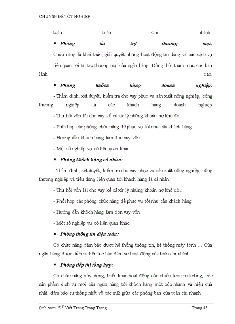 image for page Phân tích hiệu quả tín dụng Công thương nghiệp và Tiêu dùng tại Ngân hàng công thương chi nhánh Hà Tây