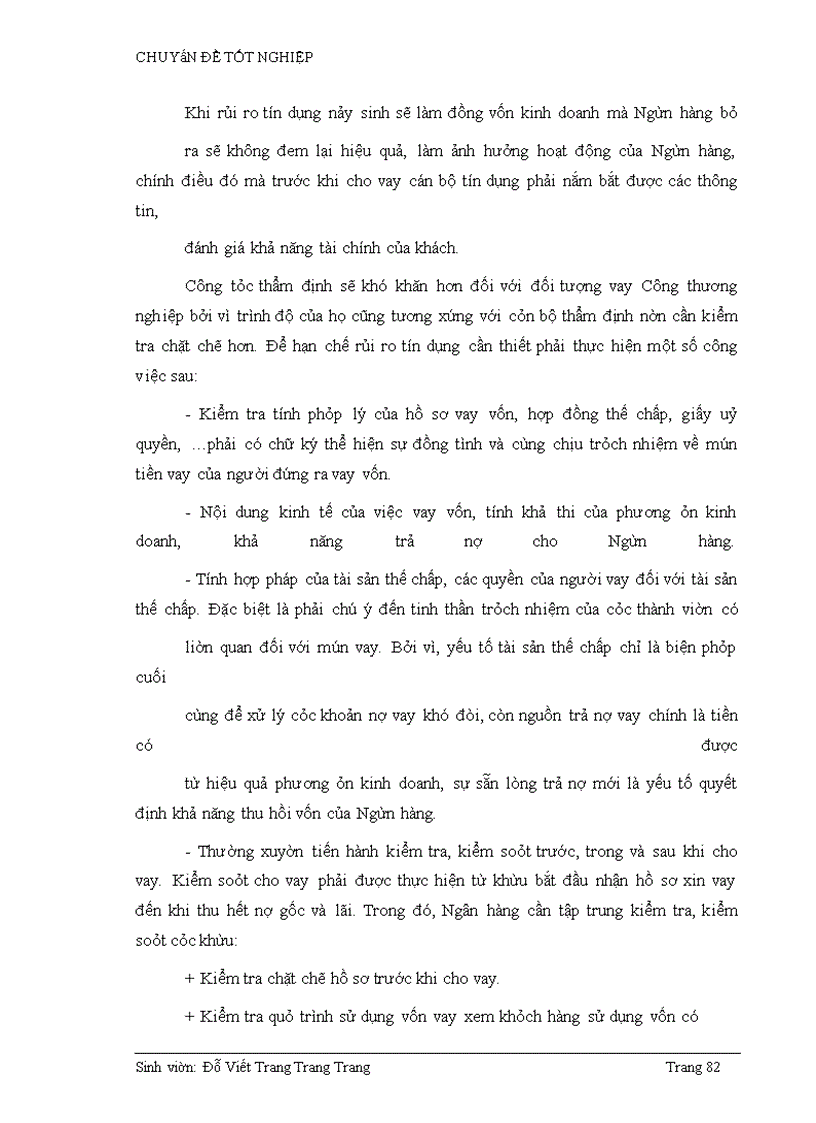 image for page Phân tích hiệu quả tín dụng Công thương nghiệp và Tiêu dùng tại Ngân hàng công thương chi nhánh Hà Tây